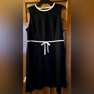 Tommy Hilfiger Navy Dress with White Accents